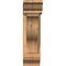 Ekena Millwork Funston Traditional Smooth Bracket w/ Offset Brace, Western Red Cedar, 5 1/2"W x 16"D x 20"H BKT0604X16X20FST01SWR - alternate 4